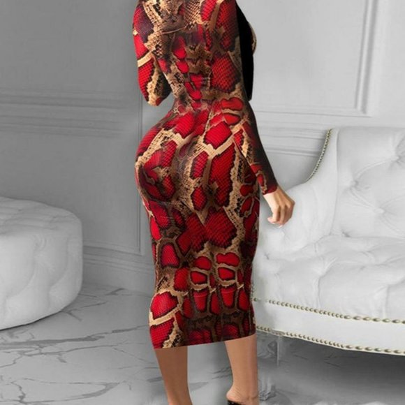 Long sleeve Bodycon dress - Picture 2 of 2